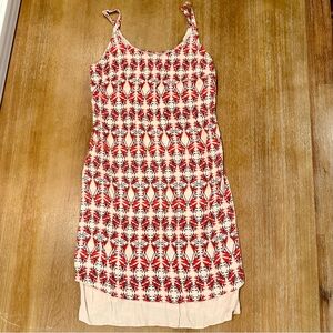 Cabi Womens Batik Slip Dress Sleeveless Lined Rayon Adj Straps Style 870 Size XS